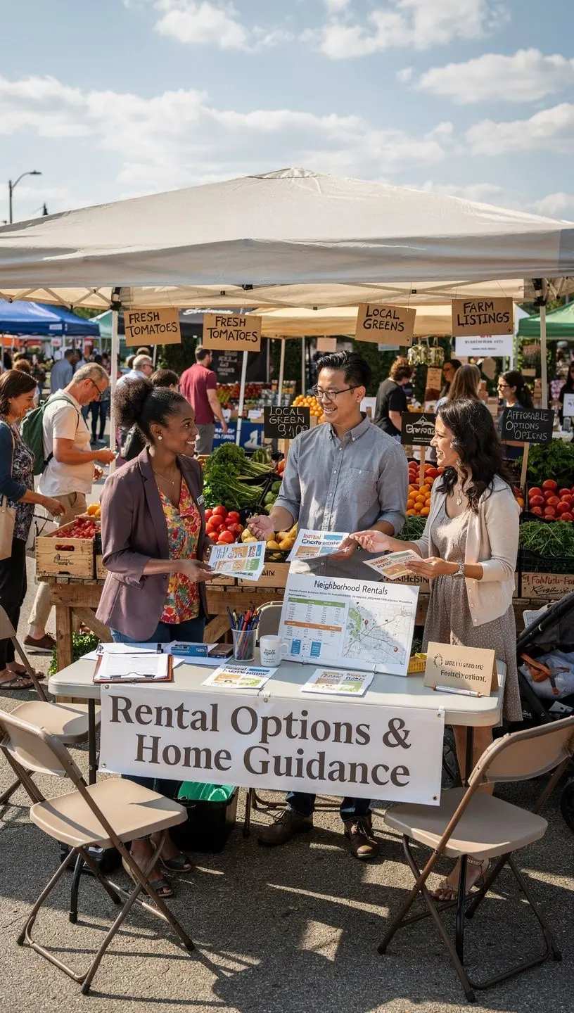 Obrazek przedstawiający biuro doradcze specjalizujące się w wynajmie nieruchomości.