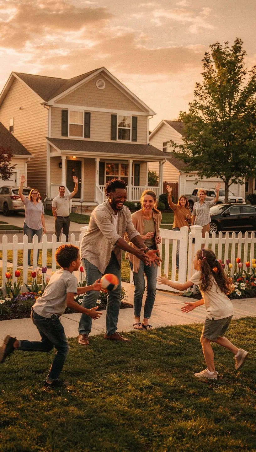 Zdjęcie przedstawiające zewnętrzną część stylowego domu dostępnego na wynajem.